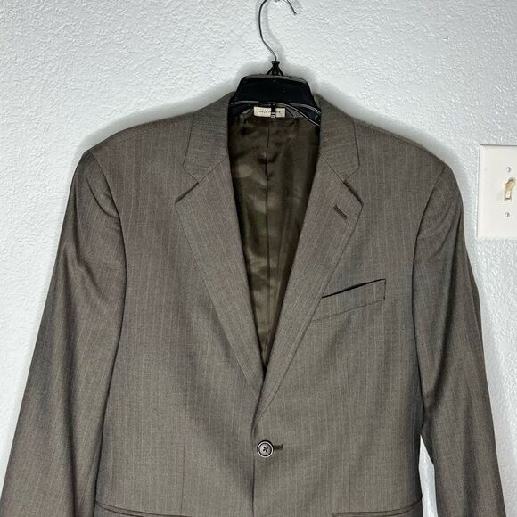 Banana Republic for Macy’s Classic Fit Men’s Gray Blazer Sz 38S Padded Shouldes - Picture 4 of 14